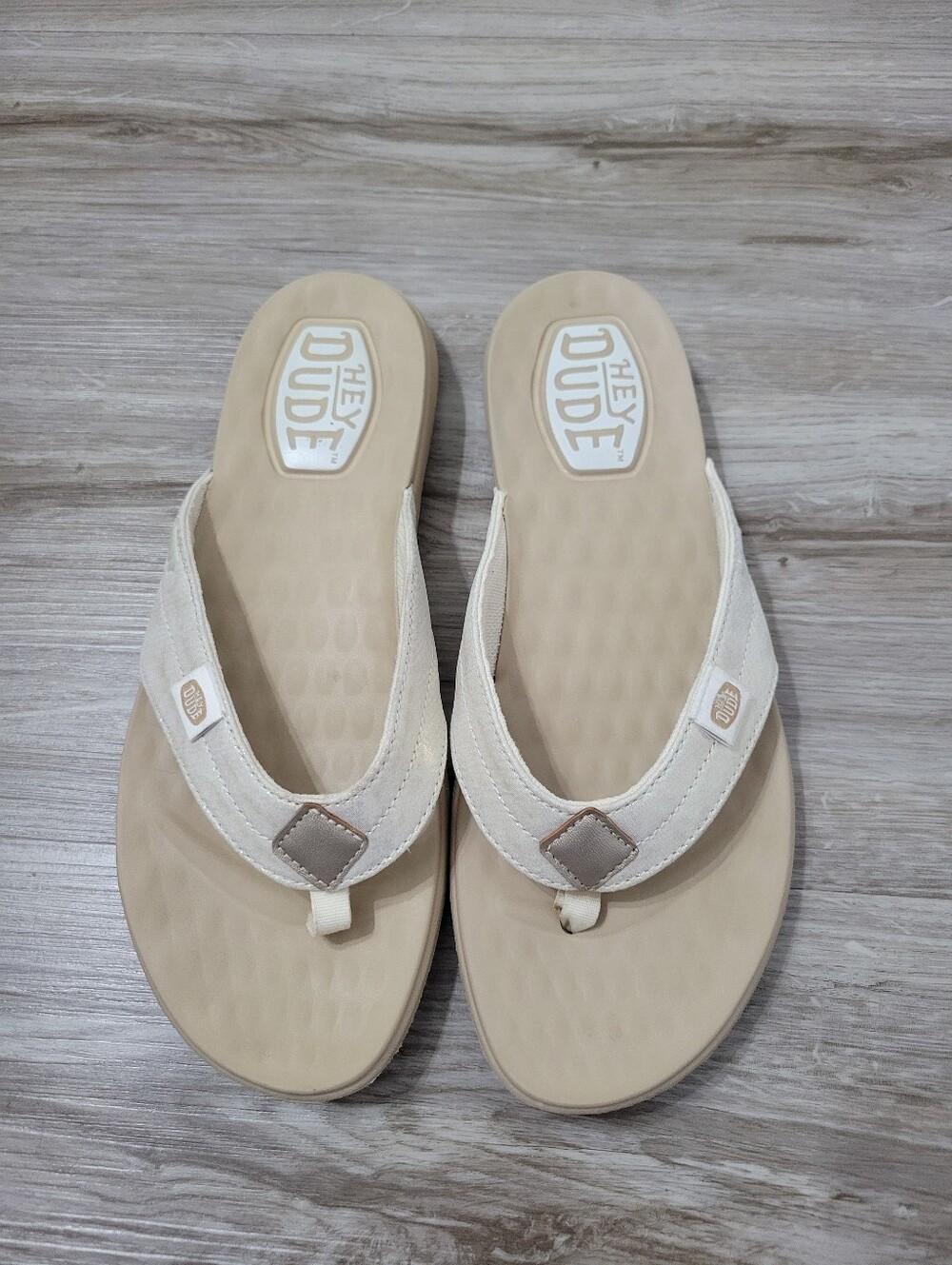 Hey Dude Flip Flops Size 9